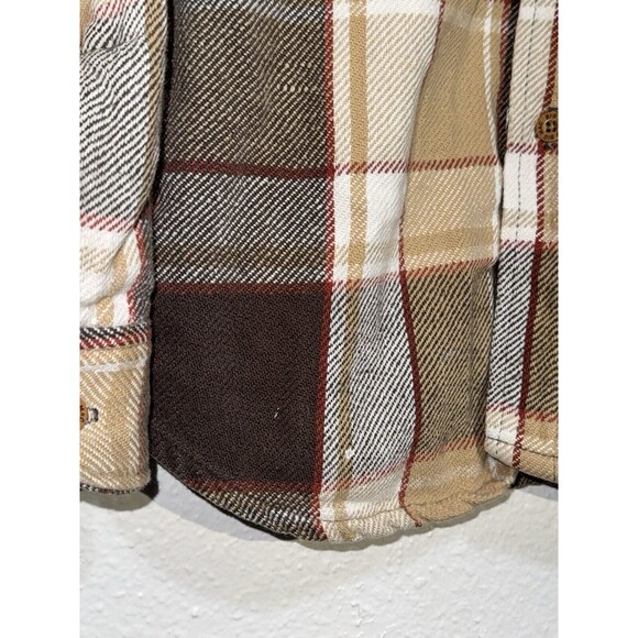 Vintage Distressed 70s Big Mac Flannel Button Up Shirt Adult Size Large MiUSA - Picture 7 of 16